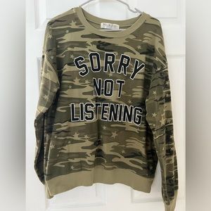 Camo sweatshirt